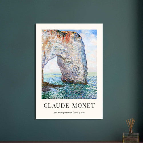 Artfulprints  Claude Monet - The Manneport near Étretat   poster A4 21x29.7 cm - vtwonen shop