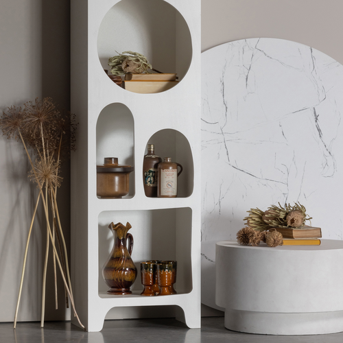 WOOOD vakkenkast Caz - Plywood - Wit - 180x48x32 - vtwonen shop