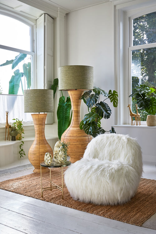 Light & Living lampenkap TWEED - Ø50x38cm - groen - vtwonen shop