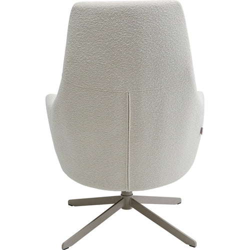 Kare Design Draaifauteuil Mimi creme