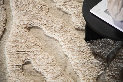 Rebellenclub Vloerkleed Notte - 240 x 170cm - Beige - vtwonen shop