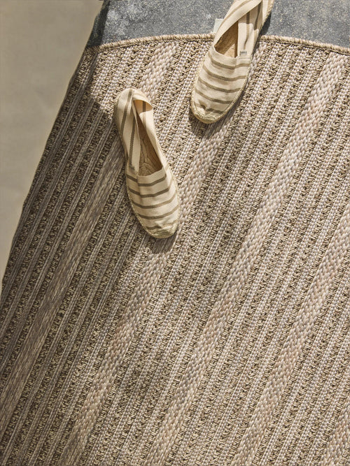 benuta binnen- en buitenkleed Naoto - beige - ø 160 cm