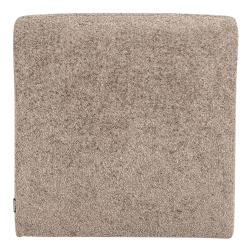 WOOOD eetbank 84 cm rugleuning Mojo Base - Wollig - Donkerzand - 83x84x76