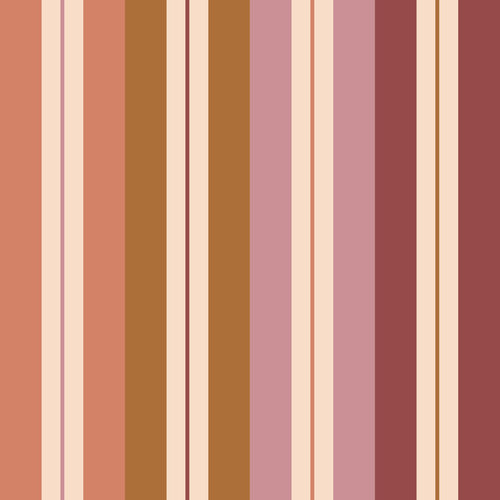 ESTAhome behang strepen roze, bruin, paars en bordeaux rood - 50 x 900 cm - 132040
