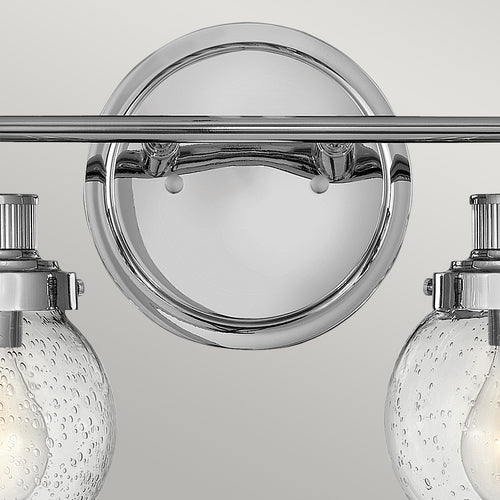 Elstead Hinkley Poppy Badkamer Wandlamp Gepolijst Chroom, IP44
