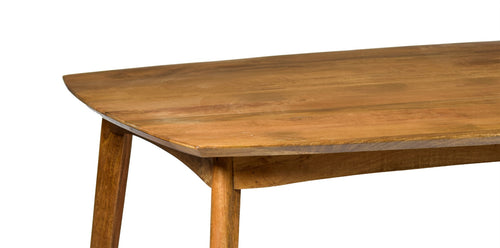 Livingfurn eetkamertafel Elias - 220cm - mangohout - bruin