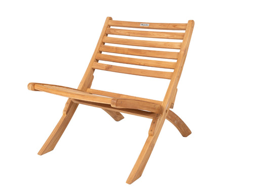 MaximaVida inklapbare lounge stoel Bali XXL - A-grade teak - vtwonen shop