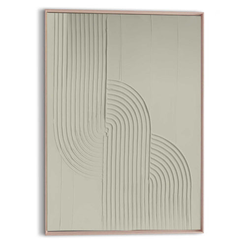 Reinders Knot Sage Green schilderij 3d art -  groen - woonkamer - 70x50cm