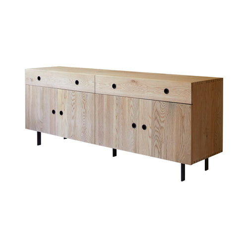 Tikamoon Massief eikenhouten buffet 185 cm - Naturel