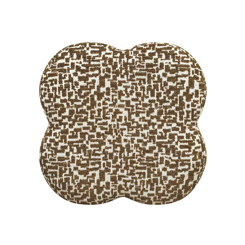 Sia Home - Zitzak LUCKY - stof met textuur en patroon bruin 36cm