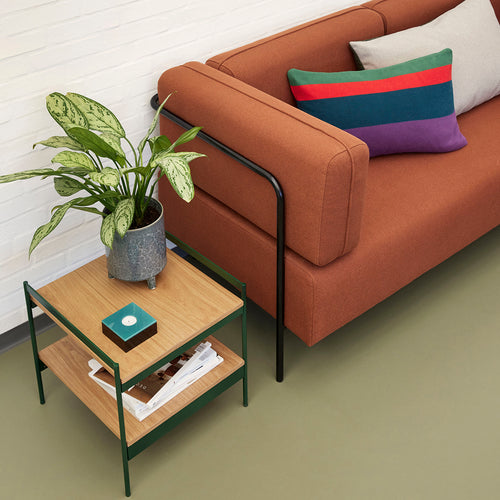 Hübsch theelichthouder Flux - kristal - 10x10xh4cm - vtwonen shop