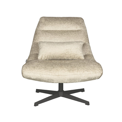 LABEL51 Fauteuil Nox - Beige Stof - Draaibaar - vtwonen shop