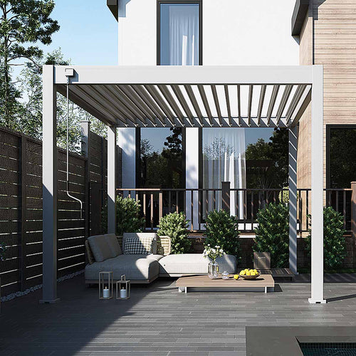 Garden Impressions Pergola bioclimatic tuinpaviljoen 300x300xH255 cm - zand