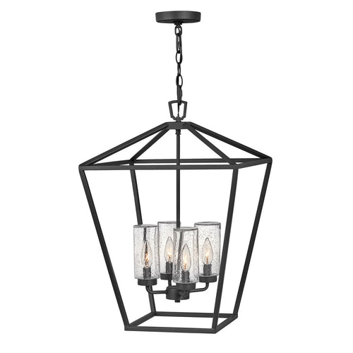 Elstead Hinkley Alford Outdoor hanglamp museum zwart, IP44