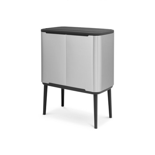 Brabantia Bo Touch Bin, met 1 binnenemmer, 36 liter - Matt Steel Fingerprint Proof