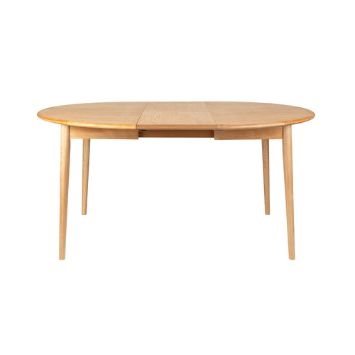 Zuiver Twist Uitschuifbare Eettafel Rond 120/160 cm Eikenhot - Beige - vtwonen shop