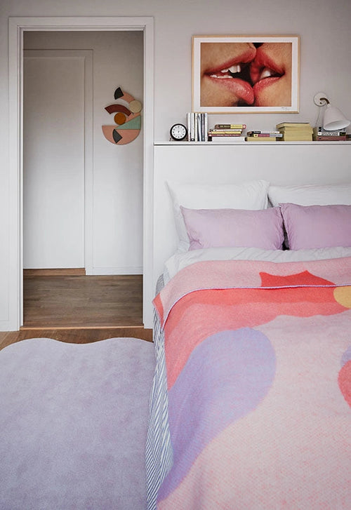 Oriental Velvet Carpet with Fringes Antik Negar 135x195 cm