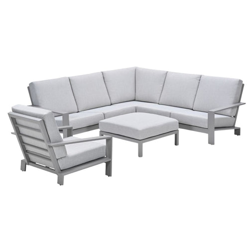 Garden Impressionshoek loungeset Coba 5-delig - taupe