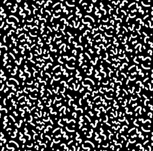 Walls4You behang figuratief motief zwart en wit - 53 cm x 10 m - 640147