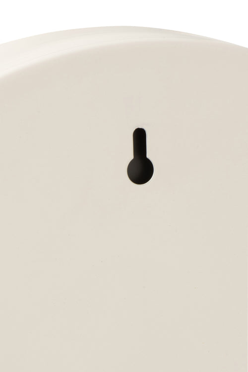 J-Line spiegel Rond Boord - metaal - wit - small - Ø 30 cm - vtwonen shop