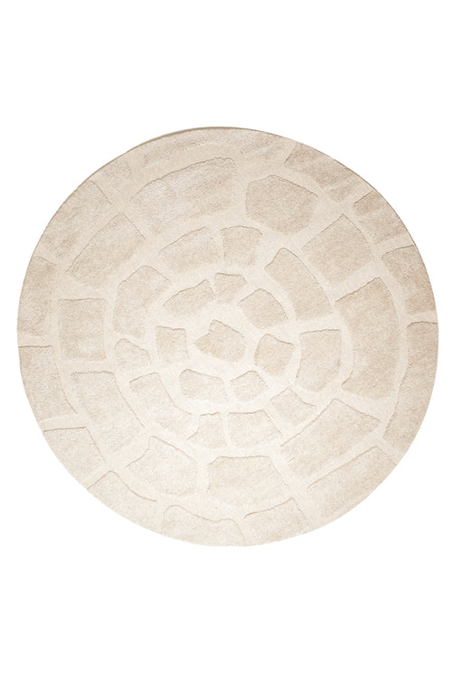 Light & Living vloerkleed BAJELO - Ø220x0.5cm - bruin