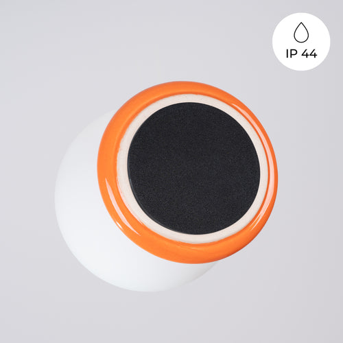 Sollux Lighting Wandlamp ZORI oranje IP44 - 12x16x12cm