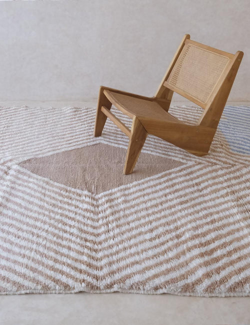AFK Living vloerkleed Berber - handgemaakt - Wol - 211 x 305 cm