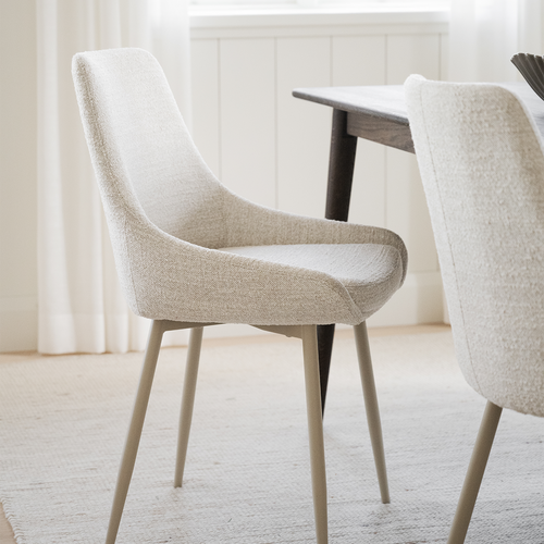 Rowico Home Sierra Eetkamerstoel Licht Beige - Beige Poten - vtwonen shop