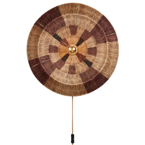 GOOD&MOJO wandlamp Serengeti - bruin - Ø60cm