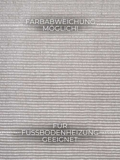 Elle Decoration Perles Shortpile Rug Dolomite Cream Grey 160x235 cm