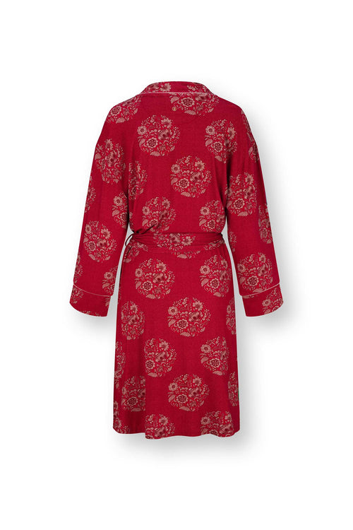 Pip Studio - Nisha Kimono Dames - Namaste - Rood - S