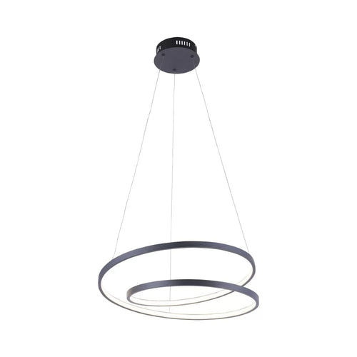 Paul Neuhaus hanglamp Rowan - 1 lichts - 55  x 130   cm - zwart - vtwonen shop