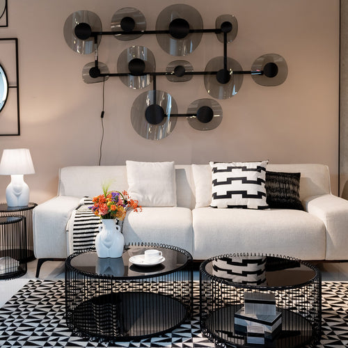 Kare Design Salontafel Wire Double zwart (2/Set)