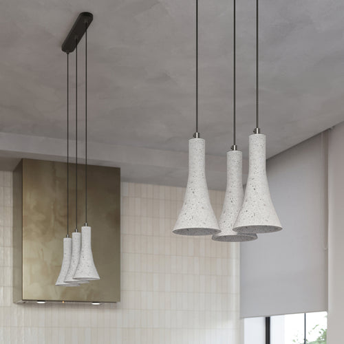 Sollux Lighting Hanglamp REA 2 beton - 34x12x113cm