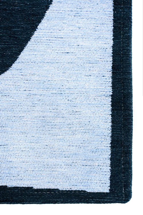 Remix vloerkleed 9369 White/Blue - Blauw - 140 x 200 cm