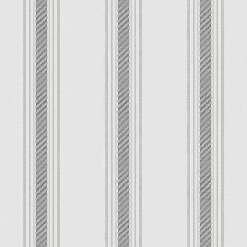 Sanders & Sanders behang strepen donkergrijs - 53 cm x 10.05 m - 640667