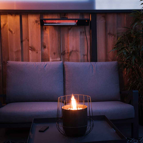 Sunred heater OutTrade Dark triangle smart muur heater 2500 Watt - vtwonen shop