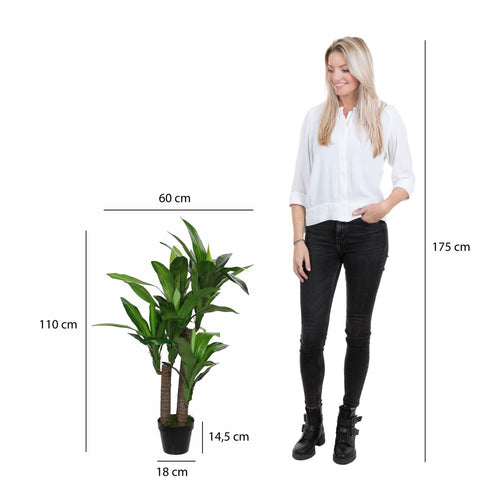 Mica Decorations Dracaena Kunstplant - H110 x Ø60 cm