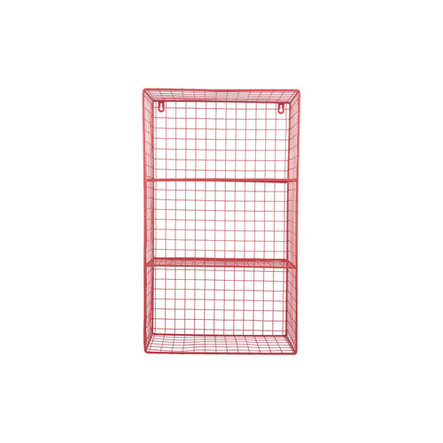 Present Time wanddecoratie Reja - rood - 18x60x35cm - vtwonen shop