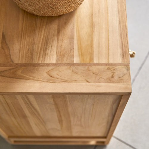 Tikamoon Kindercommode van massief teakhout - Naturel - vtwonen shop