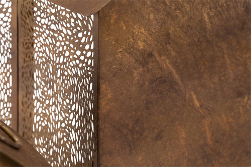 Lesli Living lantaarn Spot - zwart - 15x14x22cm