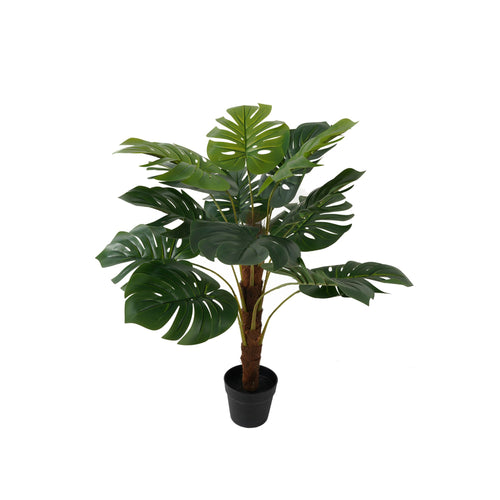 Present Time kunstplant Monstera Large - groen - 75x75x98cm - vtwonen shop