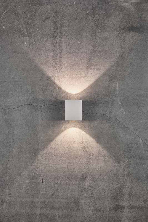 Nordlux Canto Wandlamp Buiten - 2-lichts LED - 2700K - IP44 - Wit