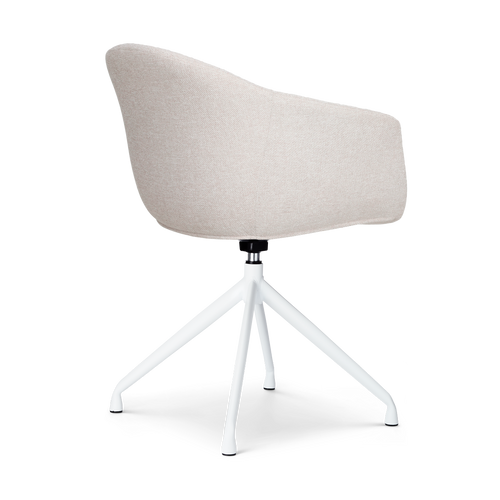 Nolon Nola-Otis Draaibare Eetkamerstoelen Set - Beige - Wit - vtwonen shop