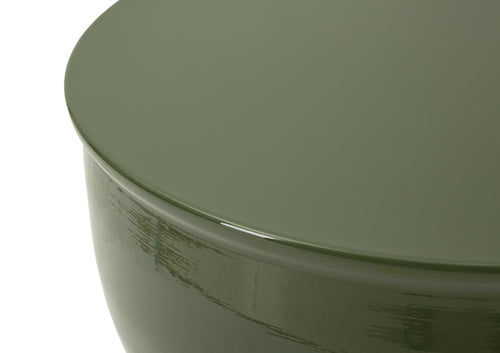 Mauro Ferretti Bijzettafel - ø31x46 cm - Glanzend groen