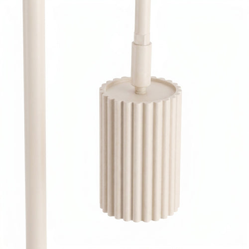 Sollux Lighting Vloerlamp KARBON 1 beige - 30x30x160cm