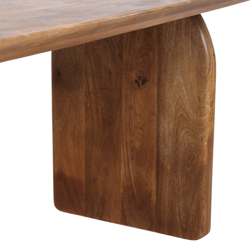 Raw materials eettafel Bullnose dicht - bruin -  240 cm - vtwonen shop