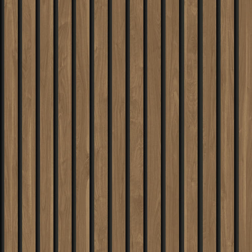 ESTAhome behang houten wandpanelen 3d bruin - 53 cm x 10.05 m - 139609 - vtwonen shop