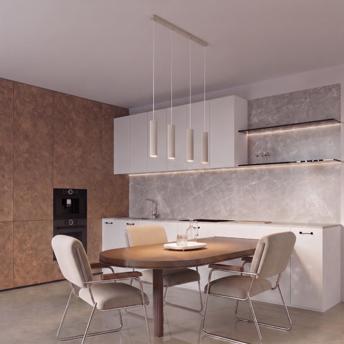 Sollux Lighting Hanglamp KARBON 4L taupe - 81x5x120cm