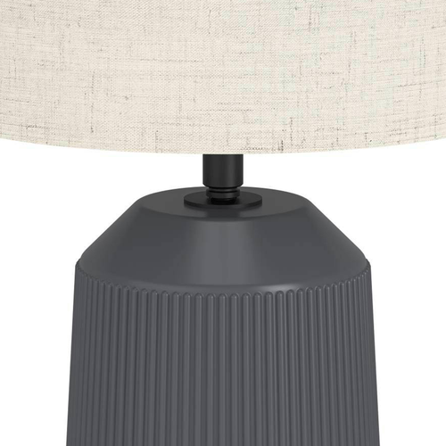 EGLO tafellampen Capalbio - e27 - keramiek - grijs